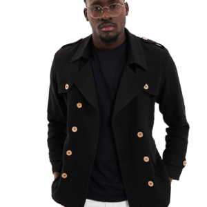 Hemp-peacoat-black